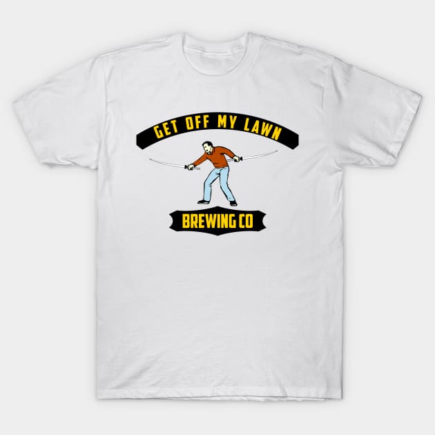 Get off my lawn T-Shirt by ilrokery